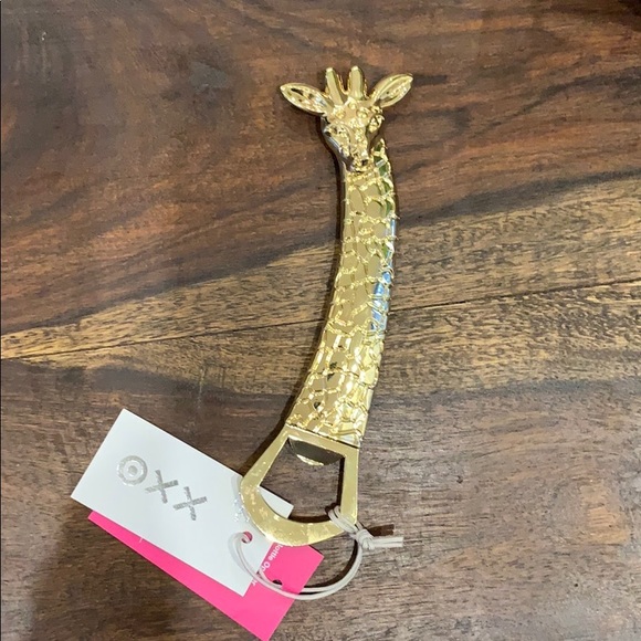 Lily Pulitzer barware set and giraffe  can opener - Picture 7 of 8